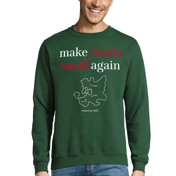 Sweatshirt "Make Russia small again" (ohne Kapuze)