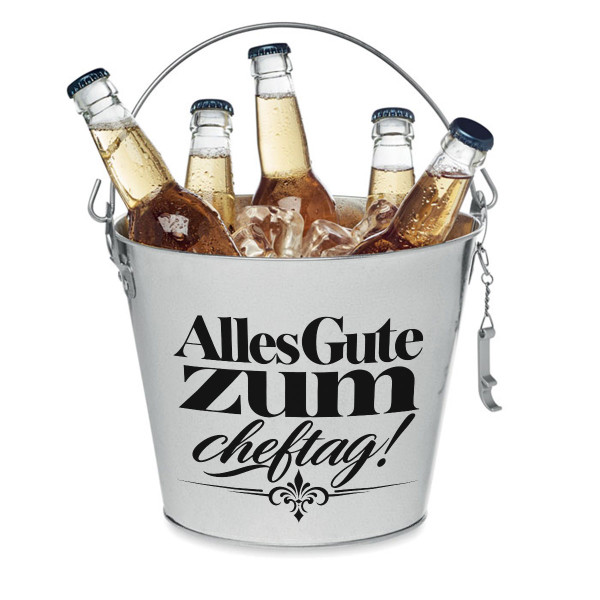 Eimer "Alles Gute zum Cheftag"