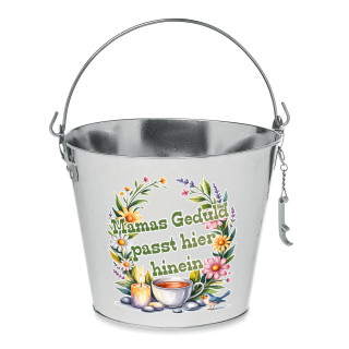 Eimer "Mamas Geduld passt hier hinein"