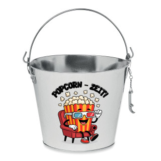 Eimer "Popcorn-Zeit!"