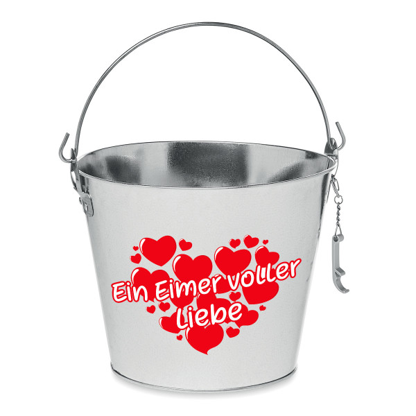 Eimer "Voller Liebe"