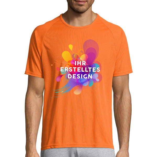 Ein sportliches T-Shirt mit Ihrem individuellen Design Ein sportliches T-Shirt mit Ihrem individuellen Design