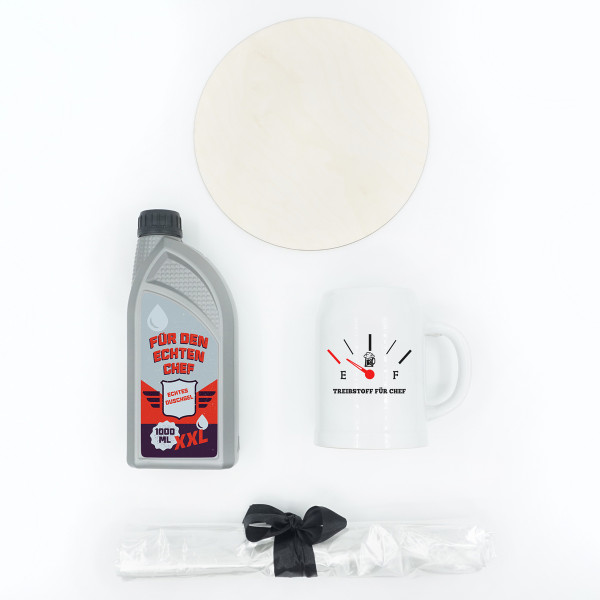 Geschenkset "Brennstoff vom Chef" Geschenkset "Brennstoff vom Chef"