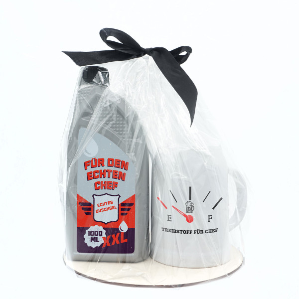 Geschenkset "Brennstoff vom Chef" Geschenkset "Brennstoff vom Chef"