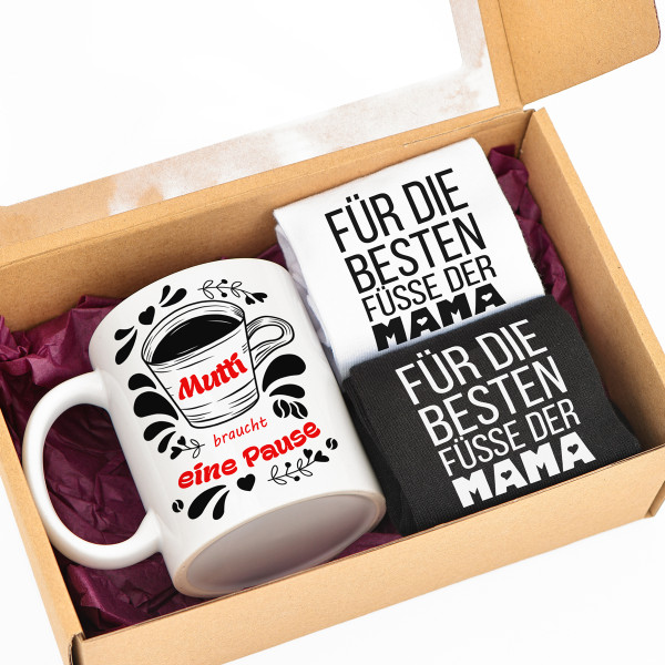 Geschenkset "Mutti braucht eine Pause“ Geschenkset "Mutti braucht eine Pause“