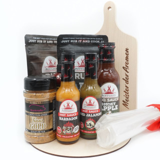 Gewürz- und Saucen-Set "Meister der Aromen" Gewürz- und Saucen-Set "Meister der Aromen"