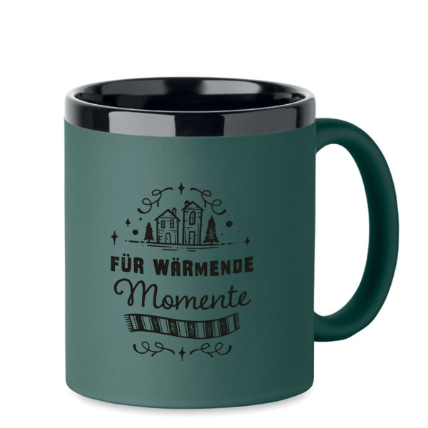 Gravierte Tasse "Für wärmende Momente"
