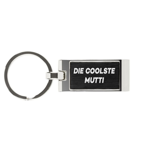 Gravierter Schlüsselanhänger "Die coolste Mutti"