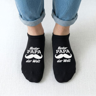 Herren-Kurzsocken "Bester Papa der Welt"