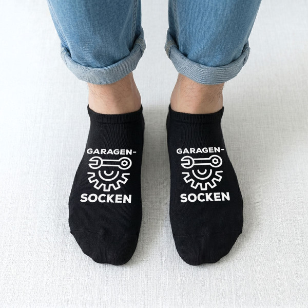 Herren-Kurzsocken "Garagen-Socken"