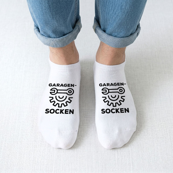 Herren-Kurzsocken "Garagen-Socken"