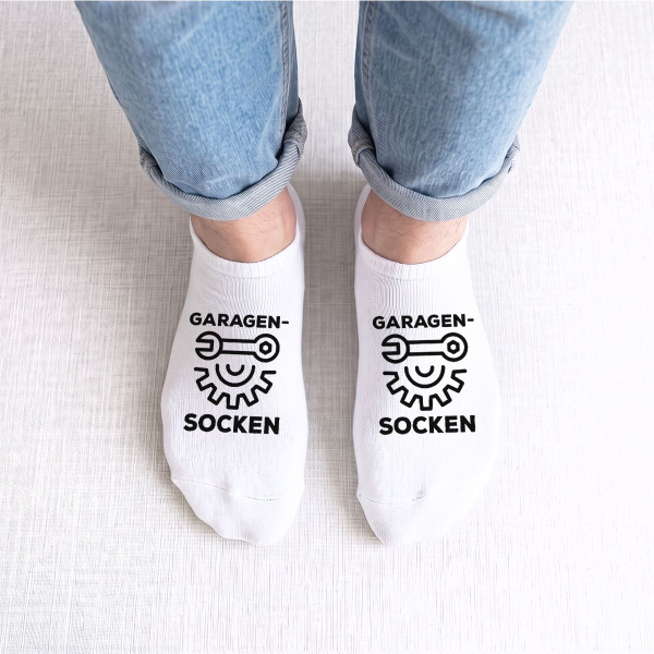 Herren-Kurzsocken "Garagen-Socken"