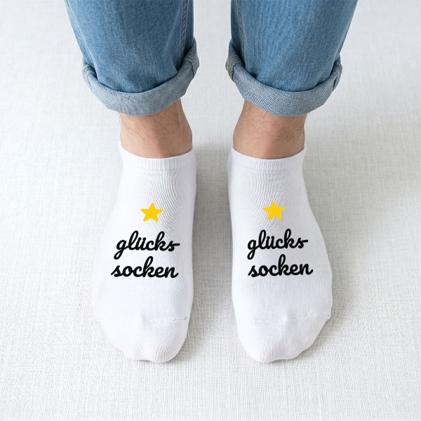 Herren-Kurzsocken "Glückssocken"