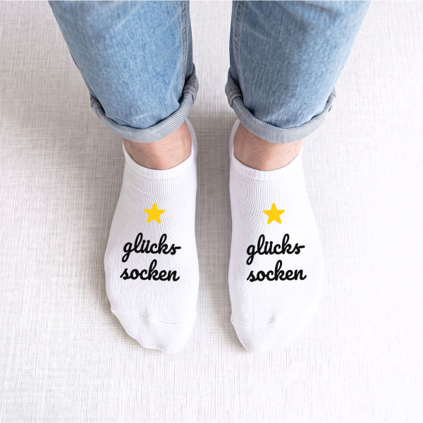 Herren-Kurzsocken "Glückssocken"