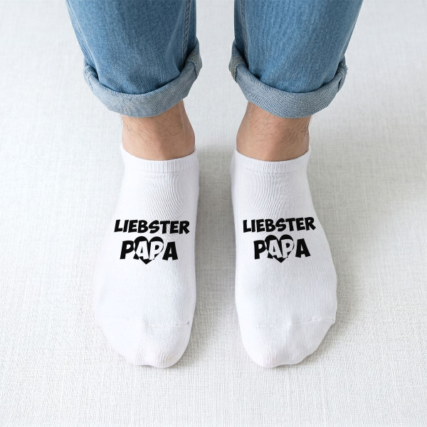 Herren-Kurzsocken "Lieber Papa"