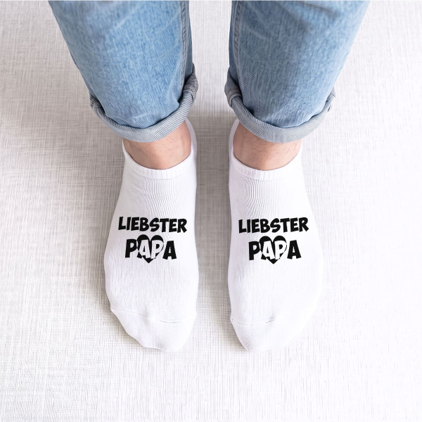 Herren-Kurzsocken "Lieber Papa"