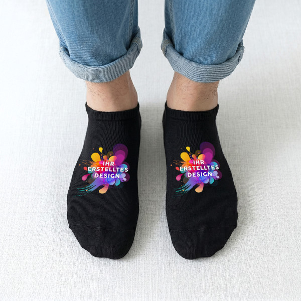 Herren-Kurzsocken mit Ihrem individuellen Design