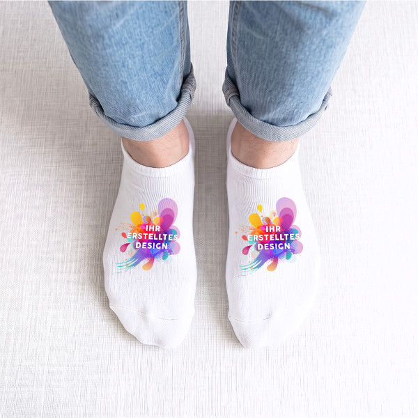 Herren-Kurzsocken mit Ihrem individuellen Design