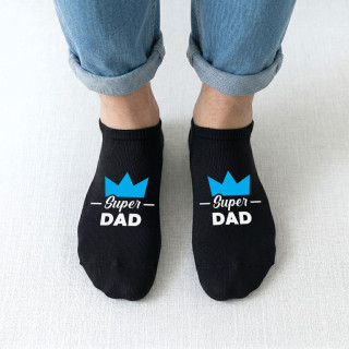 Herren-Kurzsocken "Super Dad" Herren-Kurzsocken "Super Dad"