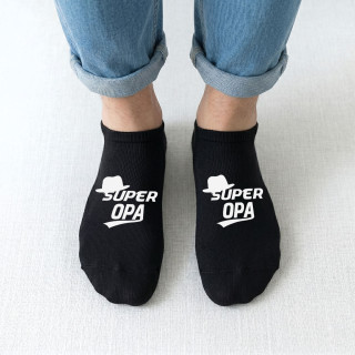 Herren-Kurzsocken "Super Grandpa" Herren-Kurzsocken "Super Grandpa"