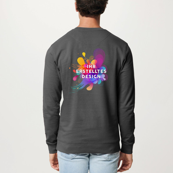 IQONIQ Zion Sweatshirt mit Ihrem individuellen Design (ohne Kapuze)