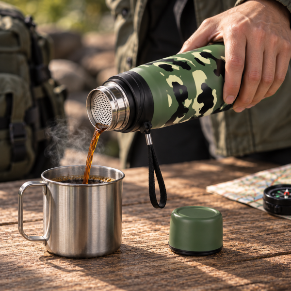 Thermoskanne im Camouflage-Design "Special Mission", 800ml