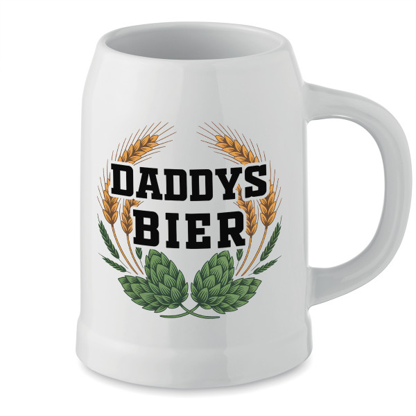 Keramikbecher "Daddys Bier"