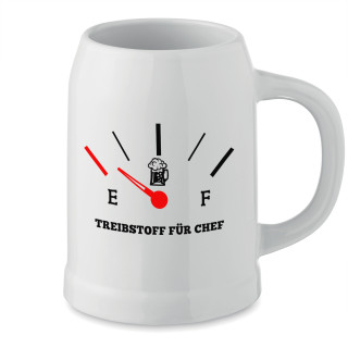 Keramikbecher "Treibstoff für Chef"