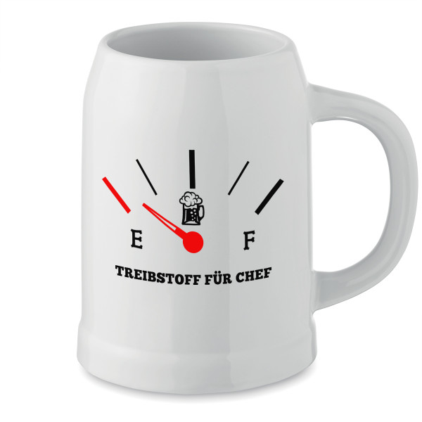 Keramikbecher "Treibstoff für Chef" Keramikbecher "Treibstoff für Chef"