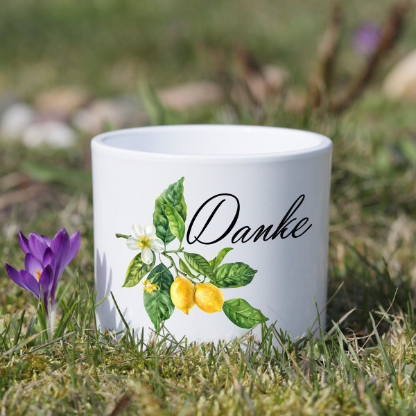 Keramiktopf "Danke" Keramiktopf "Danke"