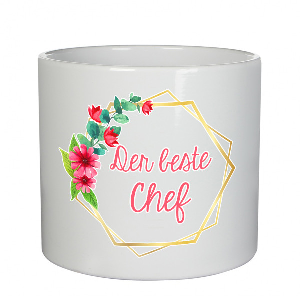 Keramiktopf "Der beste Chef"
