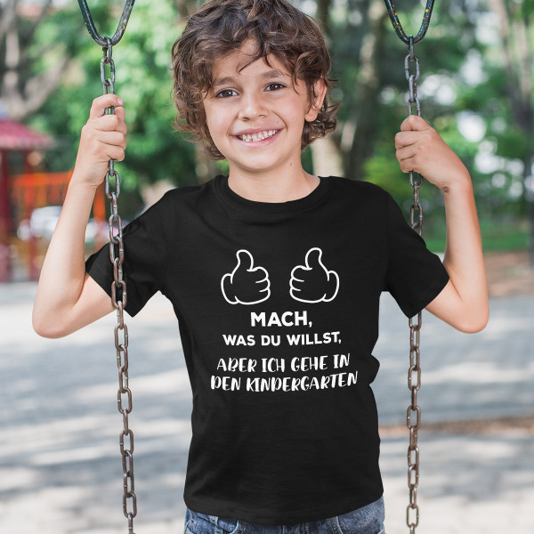 Kinder-T-Shirt "In den Kindergarten gehen"