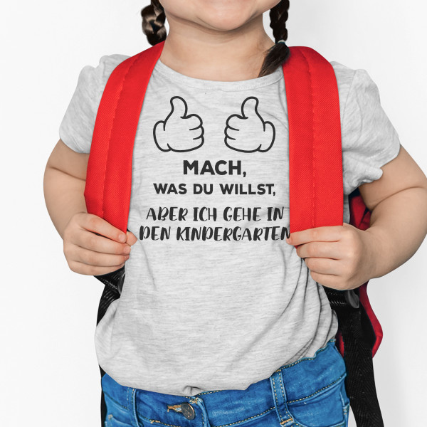 Kinder-T-Shirt "In den Kindergarten gehen"