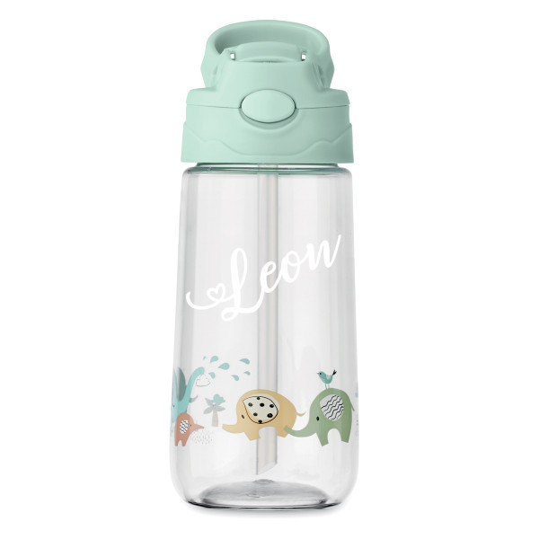 Kinderwasserflasche „Kleine Elefanten“ mit Ihrem Wunschnamen (450ml) Kinderwasserflasche „Kleine Elefanten“ mit Ihrem Wunschnamen (450ml)