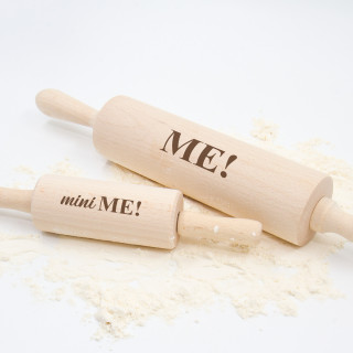 Nudelholz-Set " Me und Mini Me"