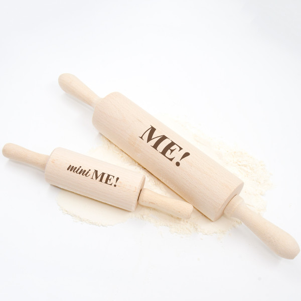 Nudelholz-Set " Me und Mini Me" Nudelholz-Set " Me und Mini Me"