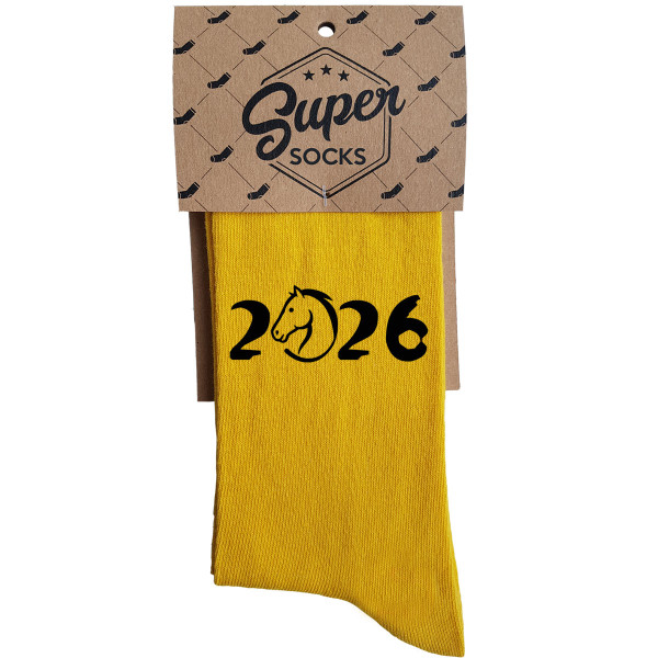 Socken "2026 – Das Jahr des Pferdes" Socken "2026 – Das Jahr des Pferdes"
