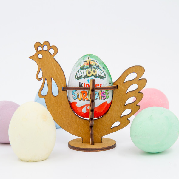 Hölzerne Eierhalter „Huhn“ Hölzerne Eierhalter „Huhn“