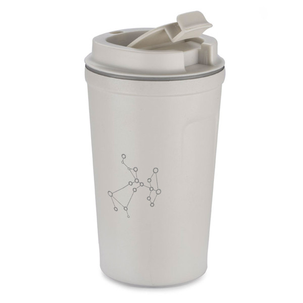 Metall-Thermobecher „Sternzeichen-Konstellation“ mit Ihrem gewählten Sternzeichen (400ml)