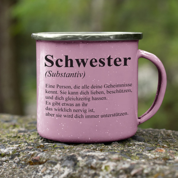 Metallkrug "Schwester" Metallkrug "Schwester"