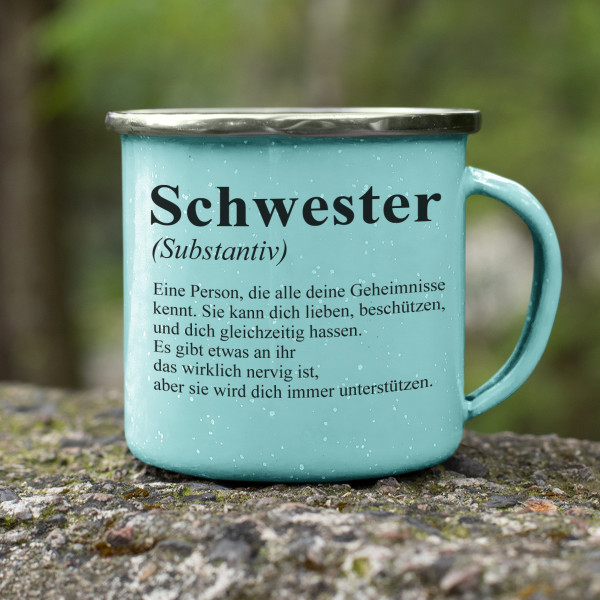 Metallkrug "Schwester" Metallkrug "Schwester"