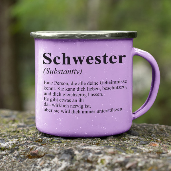 Metallkrug "Schwester" Metallkrug "Schwester"