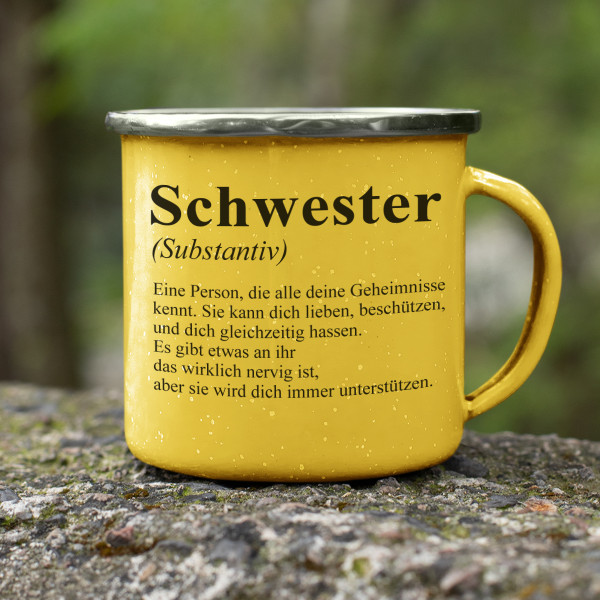 Metallkrug "Schwester" Metallkrug "Schwester"