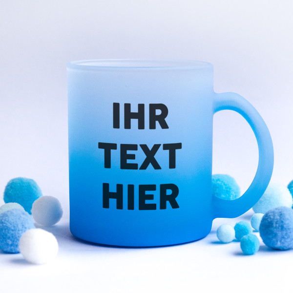Milchglasbecher mit Ihrem Wunschtext Milchglasbecher mit Ihrem Wunschtext