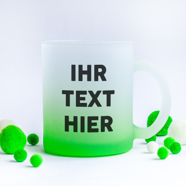 Milchglasbecher mit Ihrem Wunschtext Milchglasbecher mit Ihrem Wunschtext