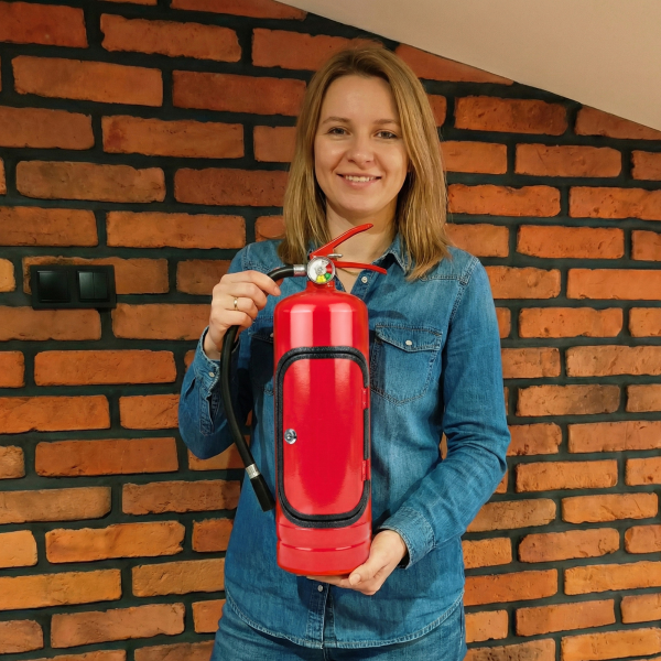 Mini-Bar "Feuerlöscher" (für Flaschen bis zu 1 l)