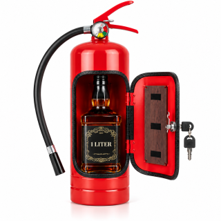 Mini-Bar "Feuerlöscher" (für Flaschen bis zu 1 l)