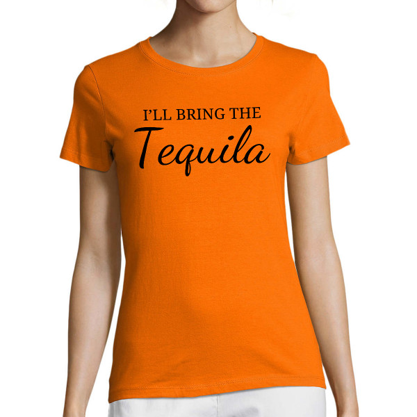 Damen-T-Shirt „Bride's team“ mit Ihrem Wunschtext