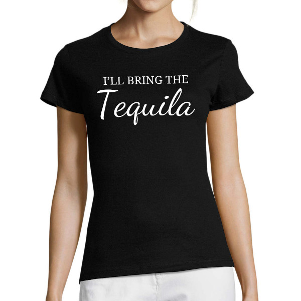 Damen-T-Shirt „Bride's team“ mit Ihrem Wunschtext
