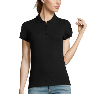 Damen-Poloshirt ohne Aufdruck